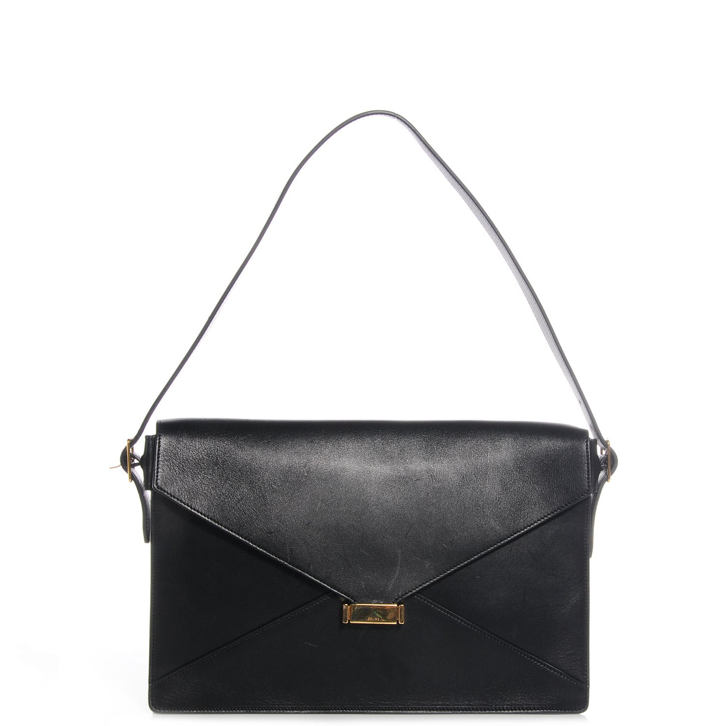 Calfskin Medium Diamond Shoulder Bag Black