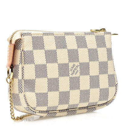 Louis Vuitton Damier Azur Mini Pochette Accessories 3 of 6