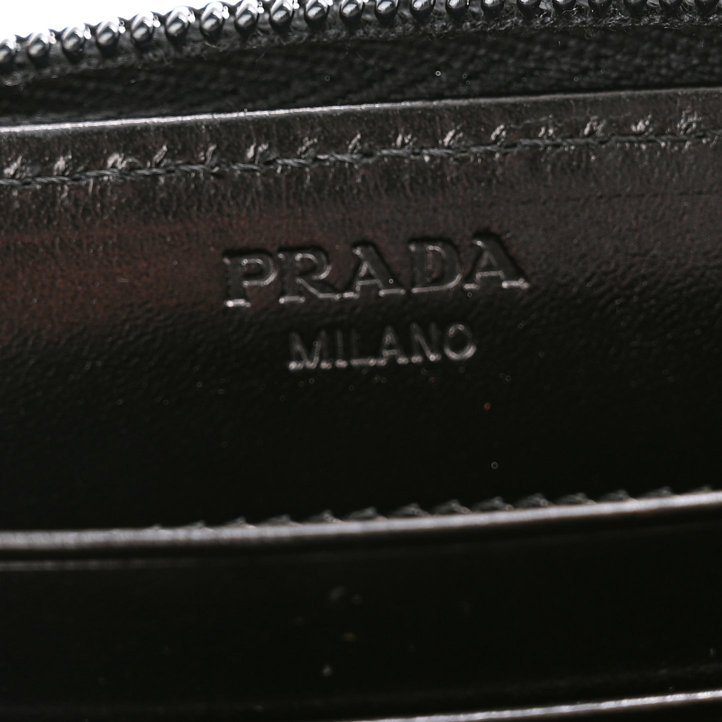 Soft Calf Zip Around Wallet Black