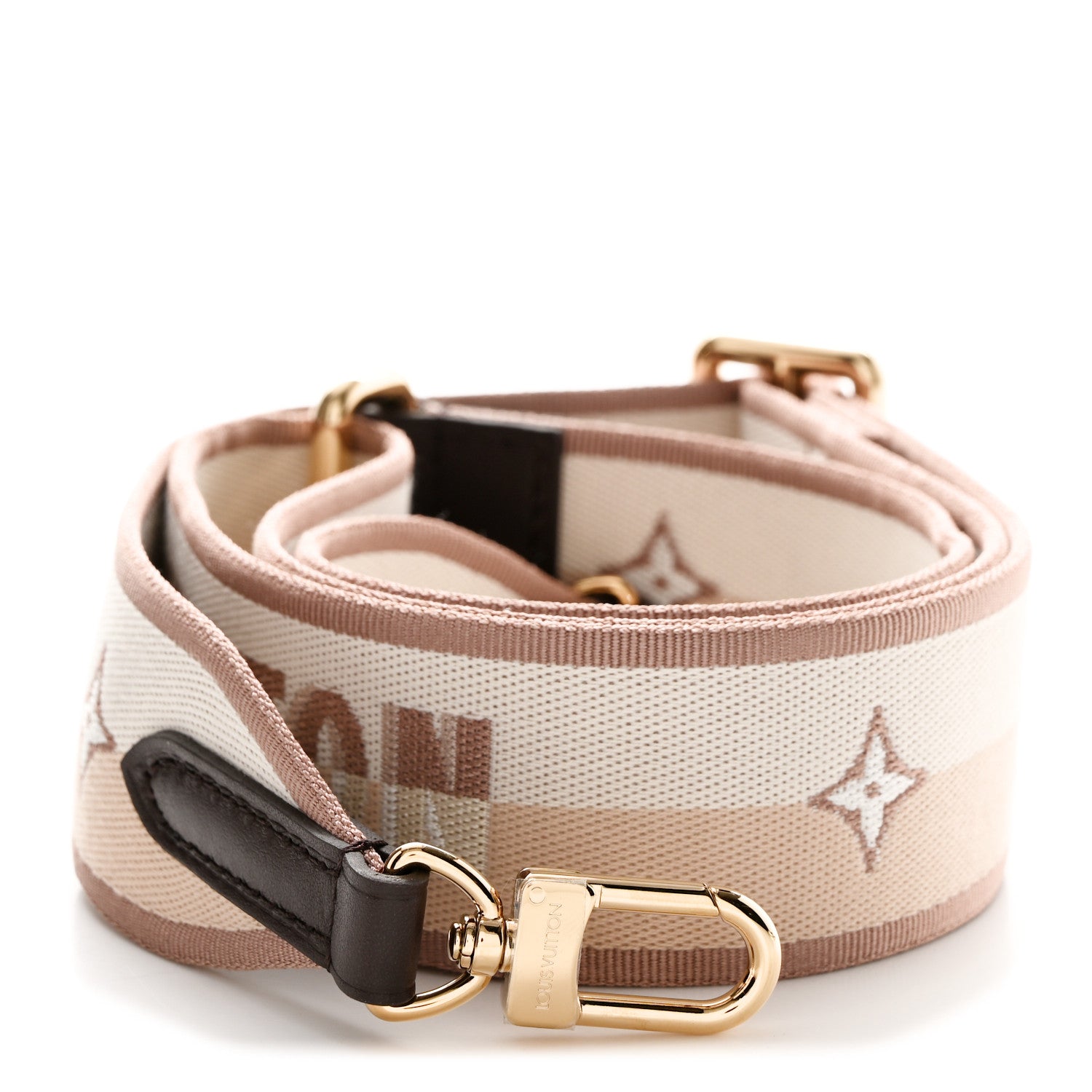 Louis Vuitton Jacquard Speedy Bandouliere 20 Shoulder Strap Beige Brown 1 of 4