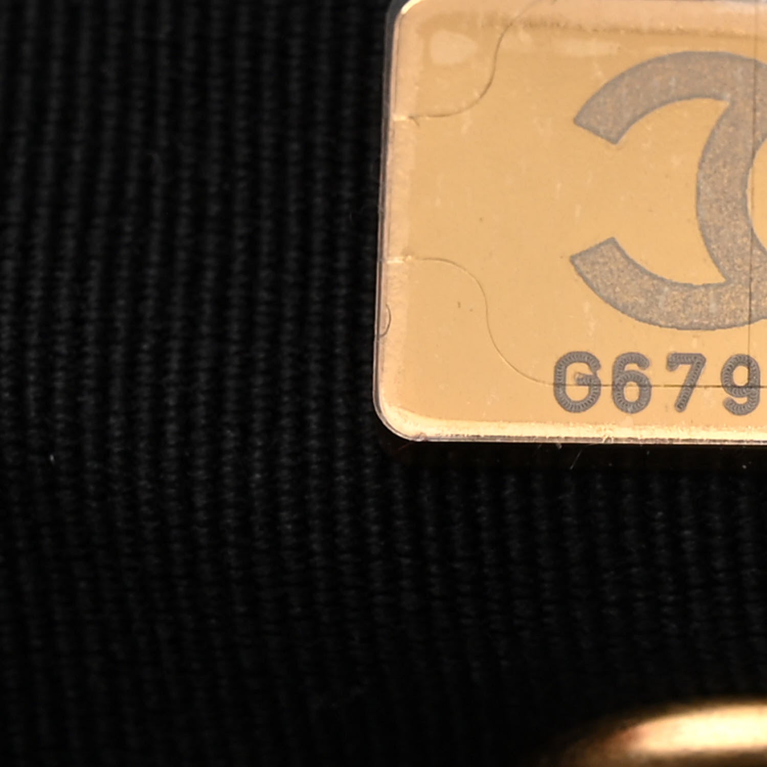 Chanel Lambskin Quilted Enamel Chain Logo Mini Flap Black 7 of 11