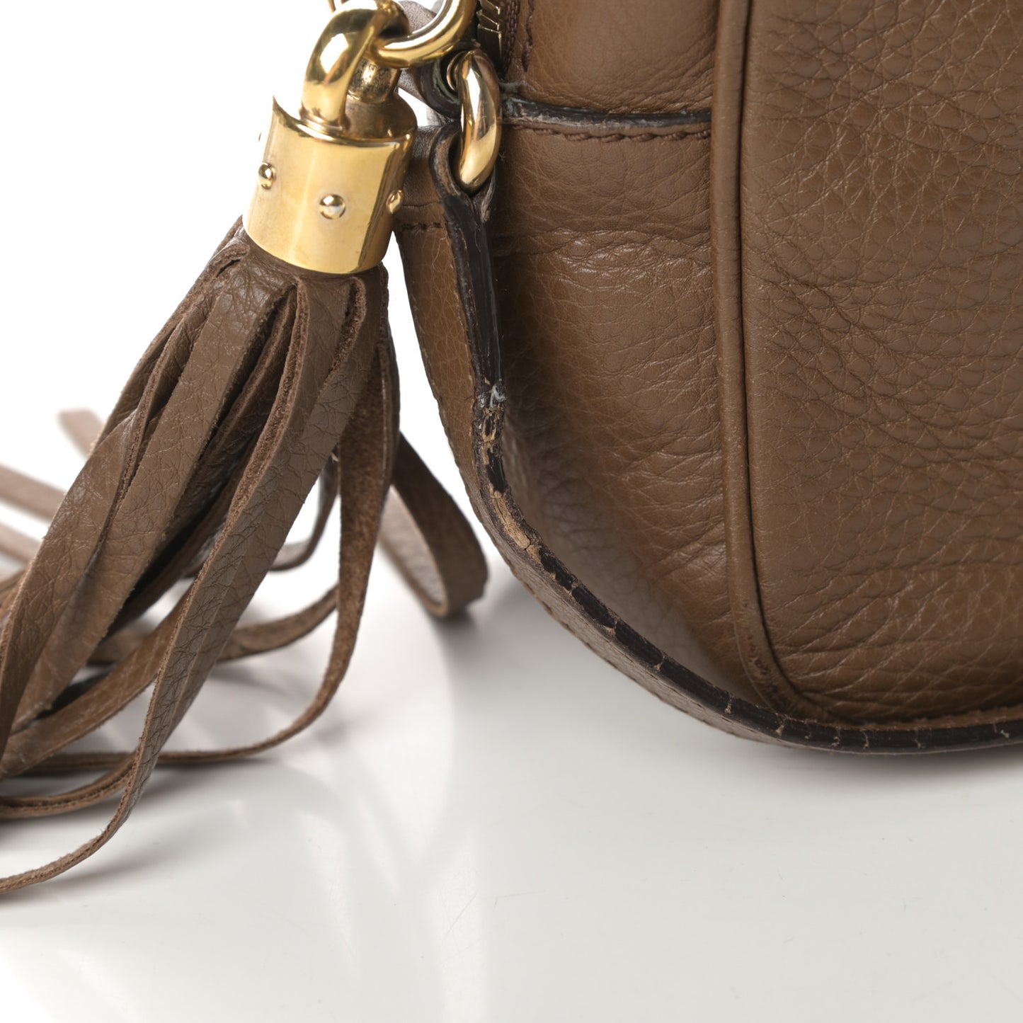 Cellarius Calfskin Small Soho Disco Bag Acero