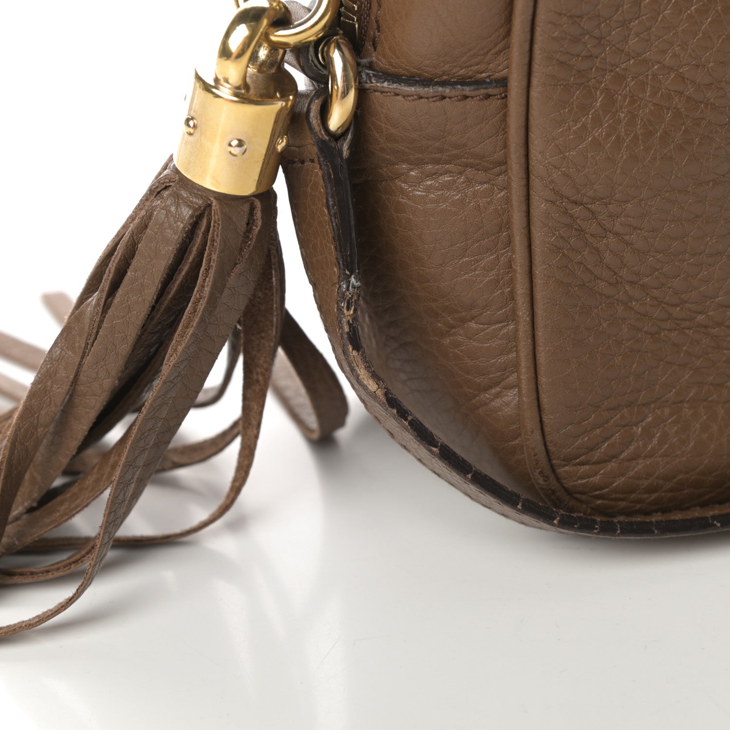 Gucci Cellarius Calfskin Small Soho Disco Bag Acero 16 of 17