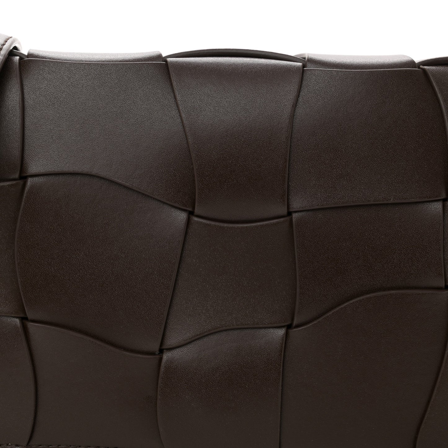 Lambskin Maxi Intrecciato Cassette Crossbody Bag Oxblod