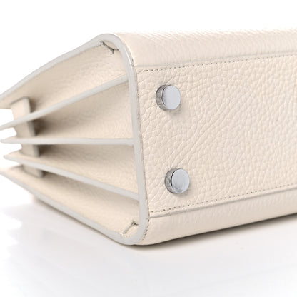 Saint Laurent Grained Calfskin Nano Sac de Jour Dove White 6 of 15