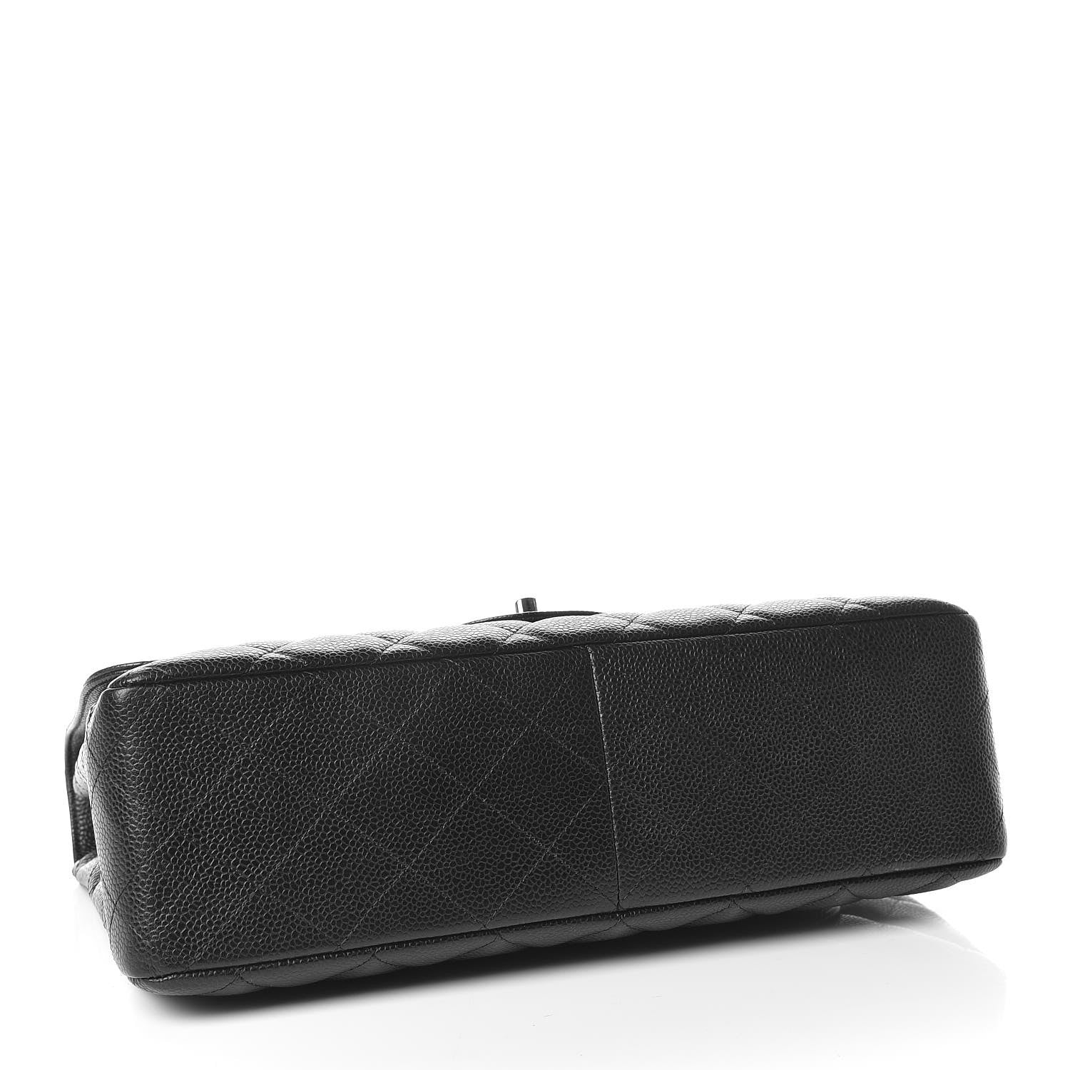 Chanel Caviar Quilted Jumbo Single Flap Black 4 of 9
