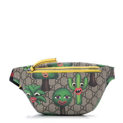 Gucci GG Supreme Monogram Smiling Plants Childrens Belt Bag Multicolor 1 of 4
