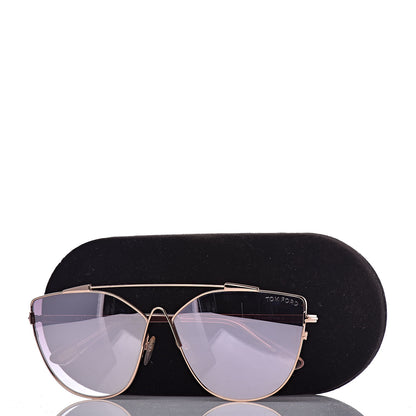 Tom Ford Jacquelyn Aviator Sunglasses TF563 Gold 8 of 8