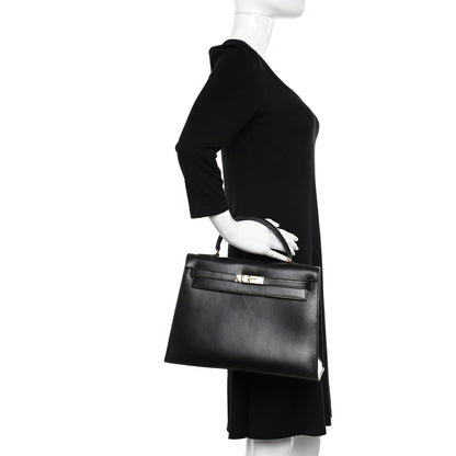 Hermes Box Kelly Sellier 32 Black 2 of 21