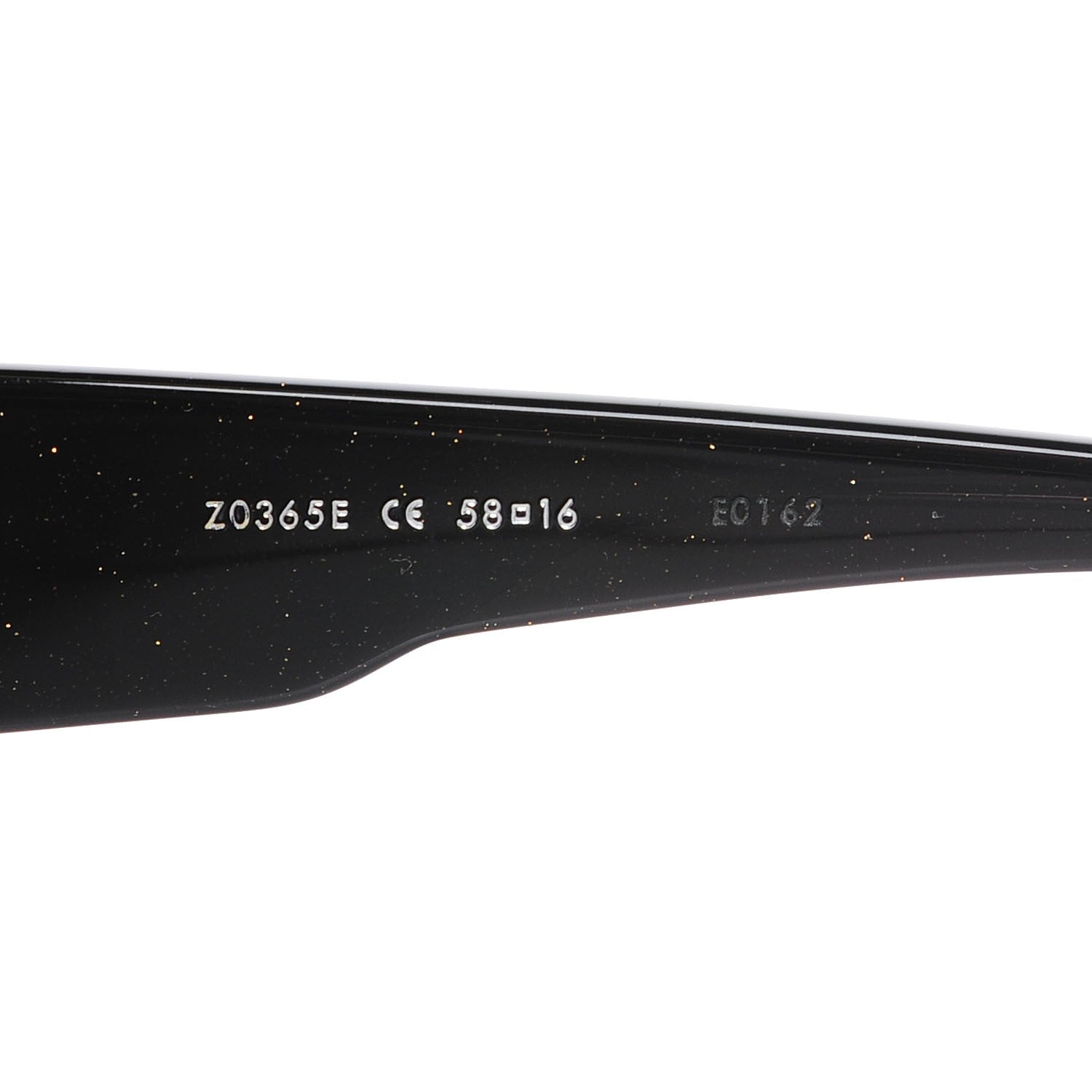 Louis Vuitton Acetate Hortensia Sunglasses Z0365W Black Glitter 4 of 5