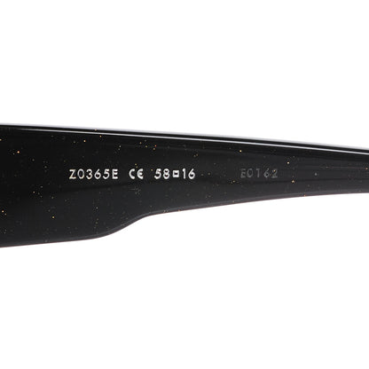 Louis Vuitton Acetate Hortensia Sunglasses Z0365W Black Glitter 4 of 5