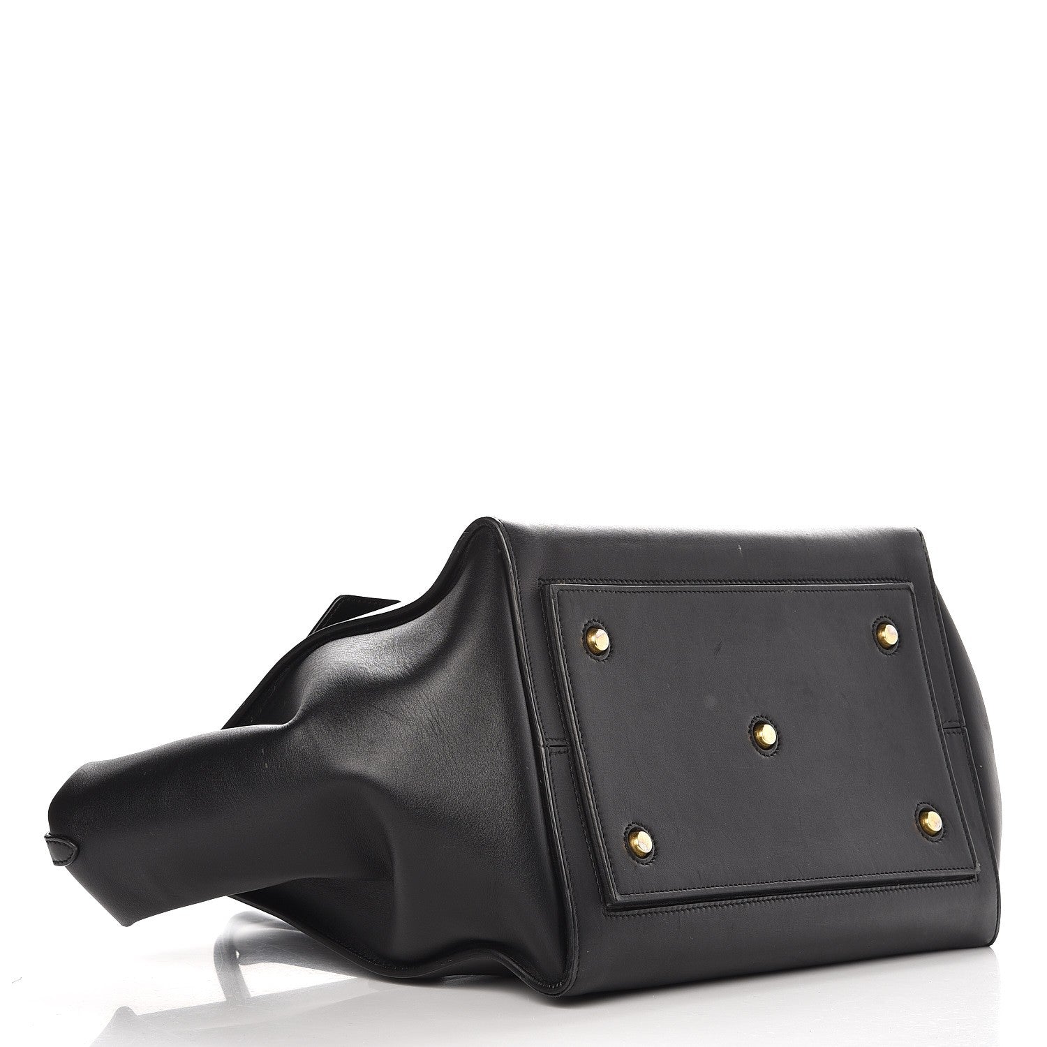 Celine Smooth Calfskin Large Tie Knot Tote Black 4 of 16