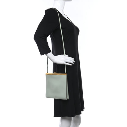 Celine Smooth Calfskin Mini Clasp Bag Jade 2 of 9