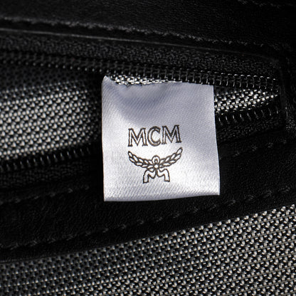 MCM Visetos Medium Side Studs Stark Backpack Black 9 of 10