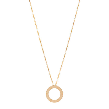 Cartier 18K Yellow Gold LOVE Pendant Necklace 1 of 7