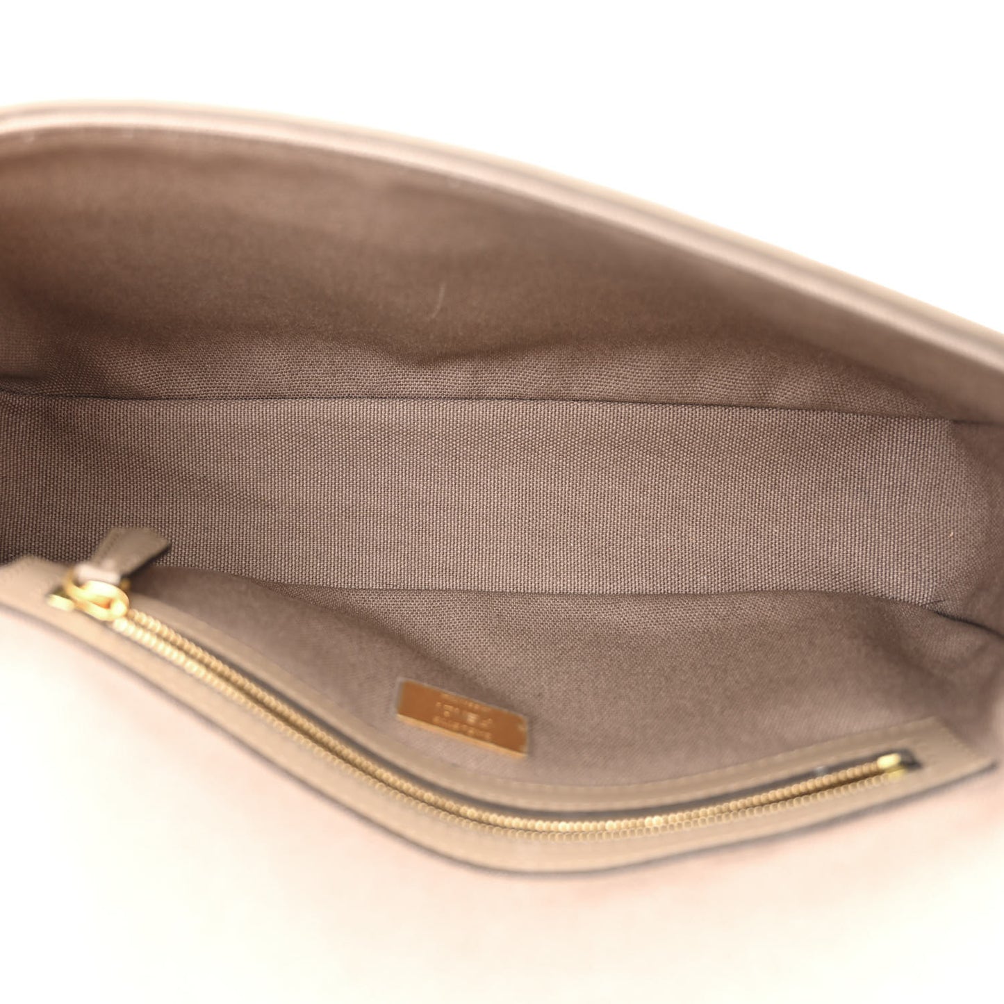 Canvas Vitello King FF Embroidered Baguette Nuvola