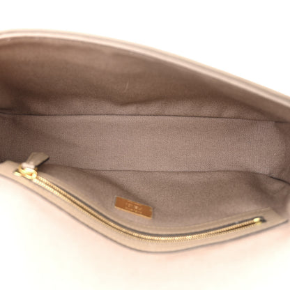 Fendi Canvas Vitello King FF Embroidered Baguette Nuvola 5 of 11