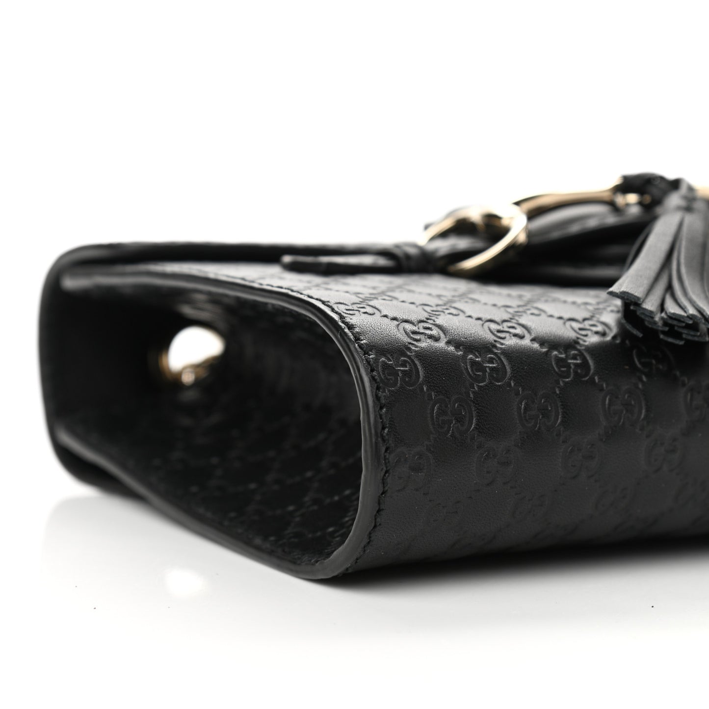 Microguccissima Mini Emily Shoulder Bag Black
