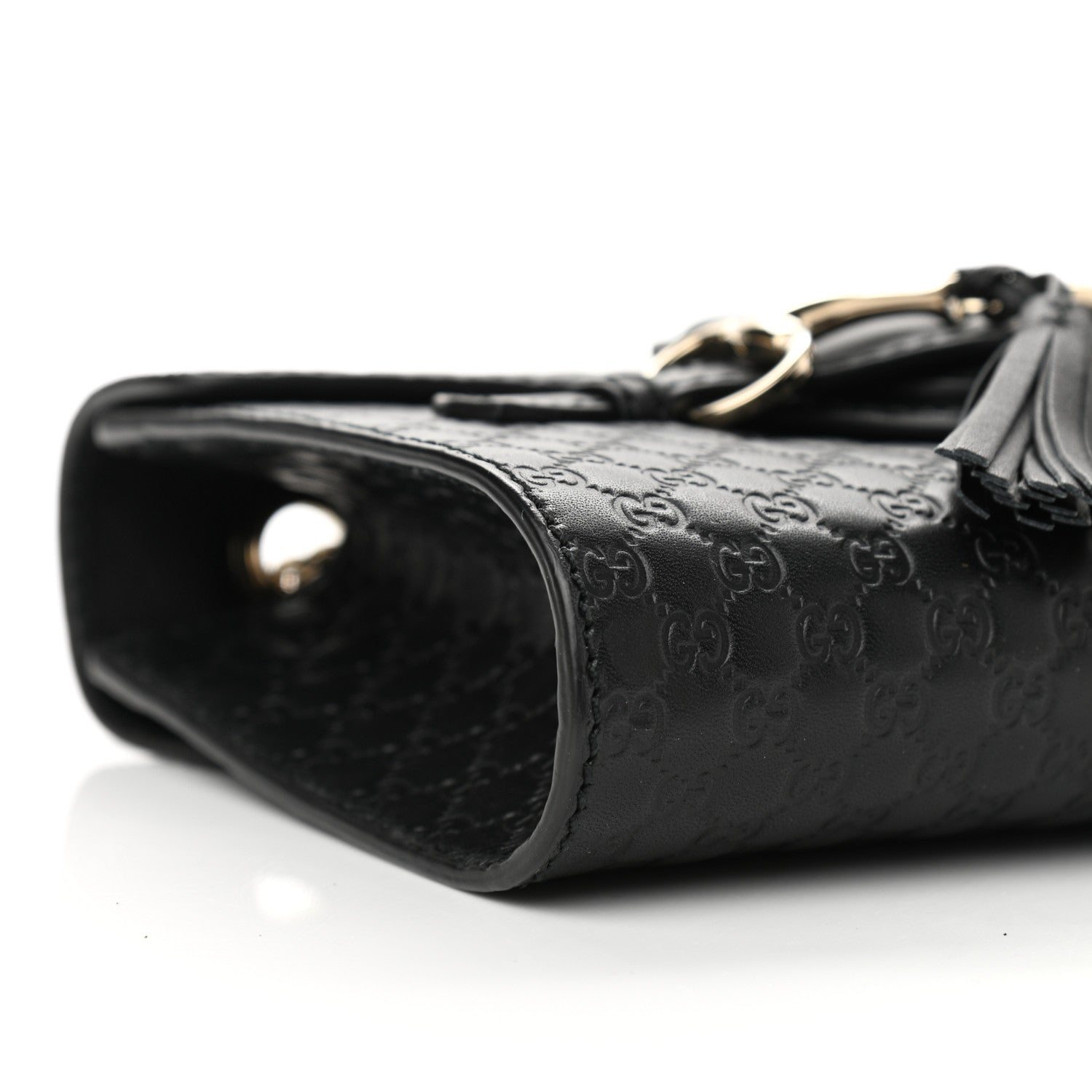 Gucci Microguccissima Mini Emily Shoulder Bag Black 9 of 11