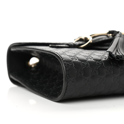 Gucci Microguccissima Mini Emily Shoulder Bag Black 9 of 11