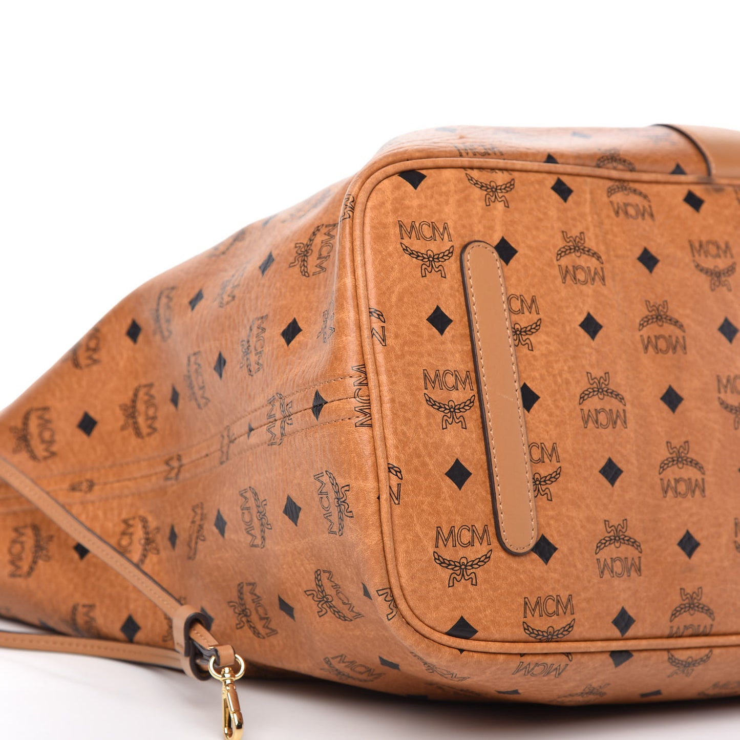 Visetos Large Liz Reversible Shopper Tote Cognac