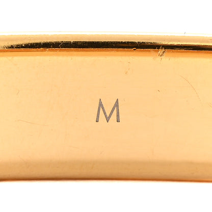 Louis Vuitton Brass Crystal Monogram Nanogram Strass Cuff M Gold 5 of 5