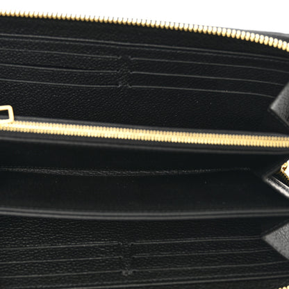 Louis Vuitton Empreinte Zippy Wallet Black 5 of 7