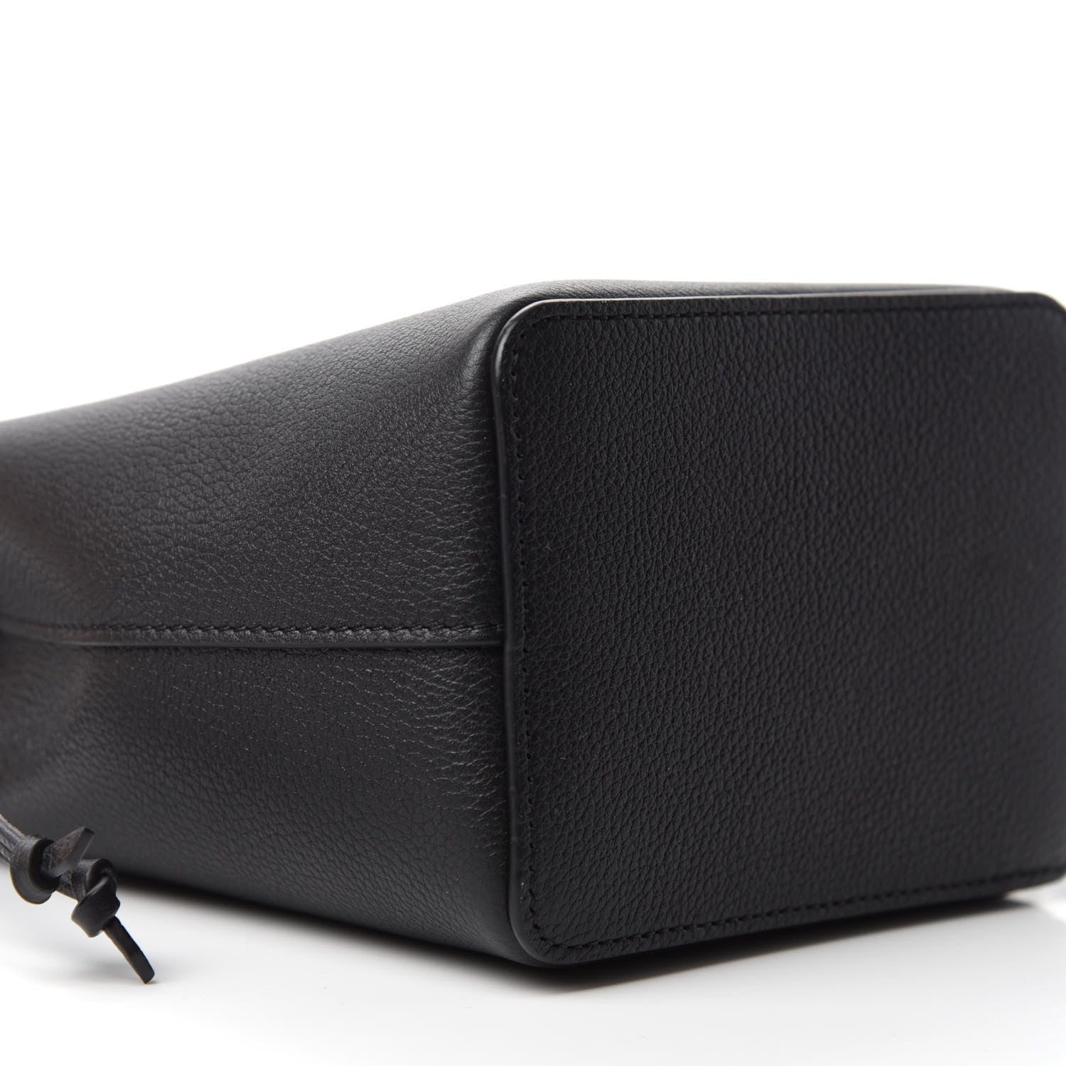 Louis Vuitton Calfskin Nano Lockme Bucket Black 6 of 11