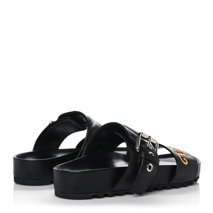 Louis Vuitton Calfskin New Wave Bom Dia Mule Sandals 35 Black 4 of 7