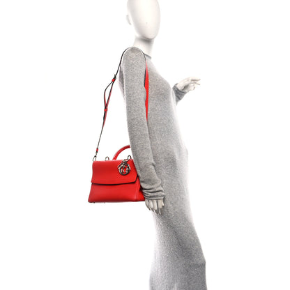 Christian Dior Calfskin Small Be Dior Flap Red 2 of 13