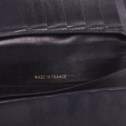Chanel Caviar Timeless CC French Wallet Navy Blue 7 of 7