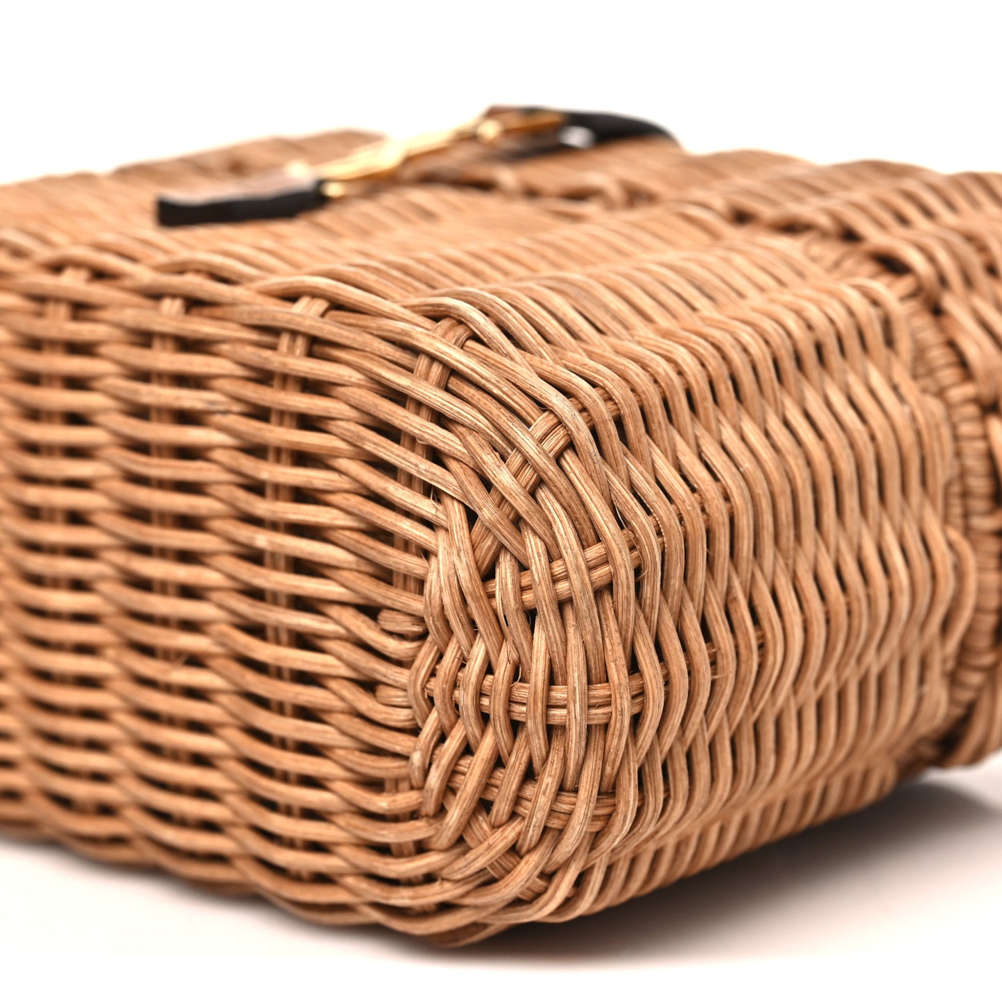 Wicker Gaby Vanity Bag Natural Brick