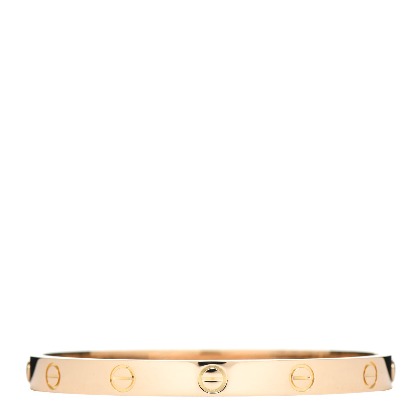 18K Yellow Gold LOVE Bracelet 17