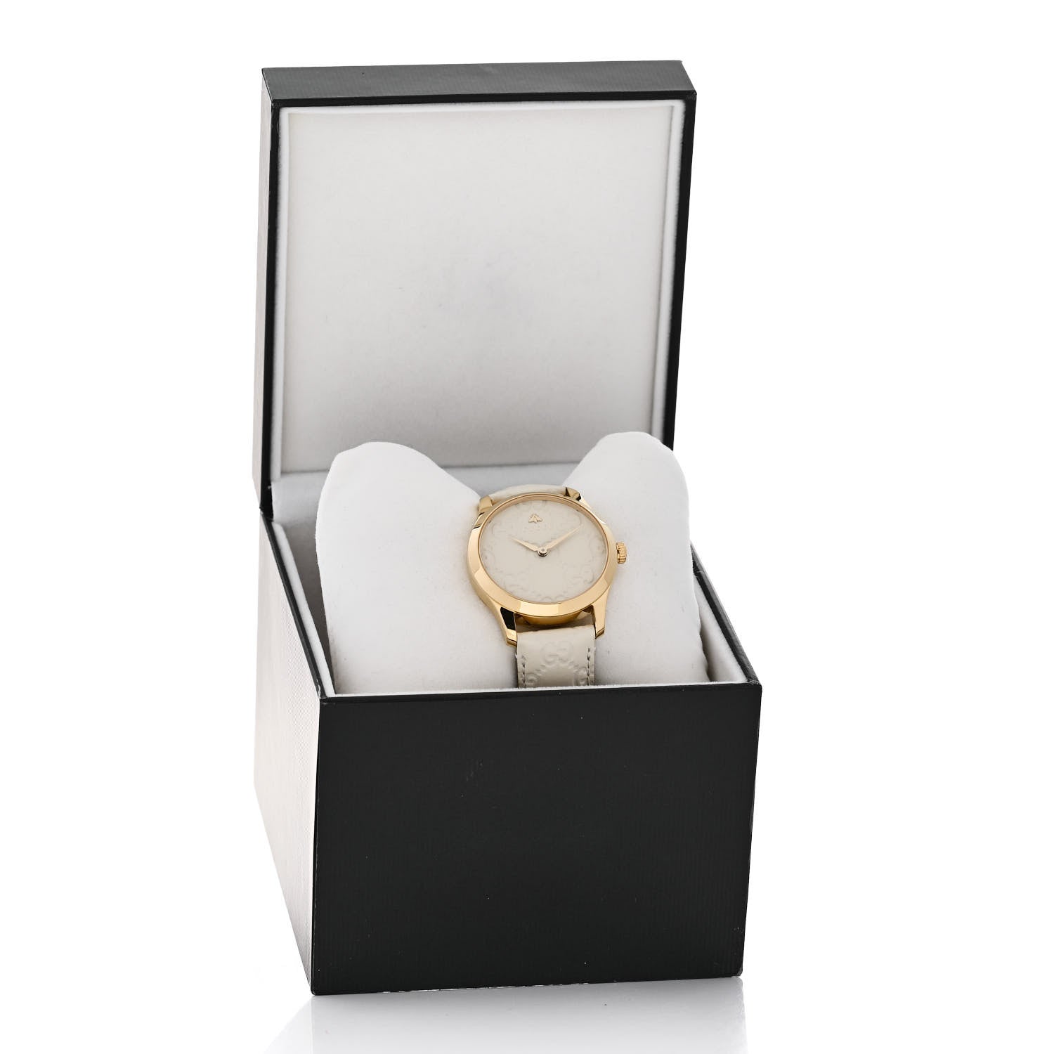 Gucci Stainless Steel Calfskin 38mm G-Timeless Quartz Watch White 5 of 5