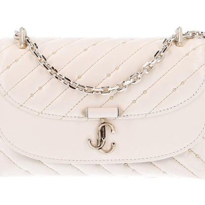 Jimmy Choo Nappa Quilted Avenue Curve Latte 8 of 10