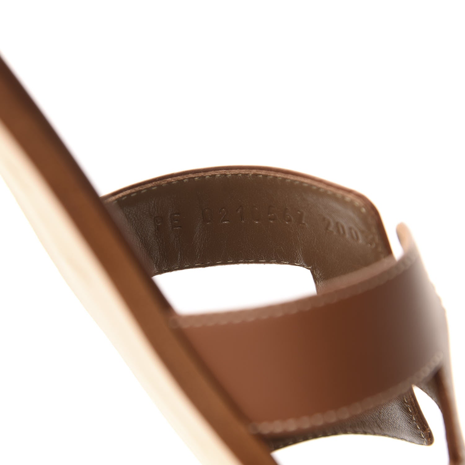 Hermes Box Calfskin Oran Sandals 40 Gold 9 of 10