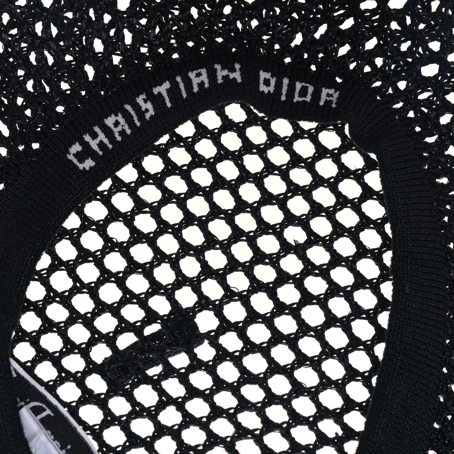 Christian Dior Mesh Arty Beret 57 Black 8 of 9