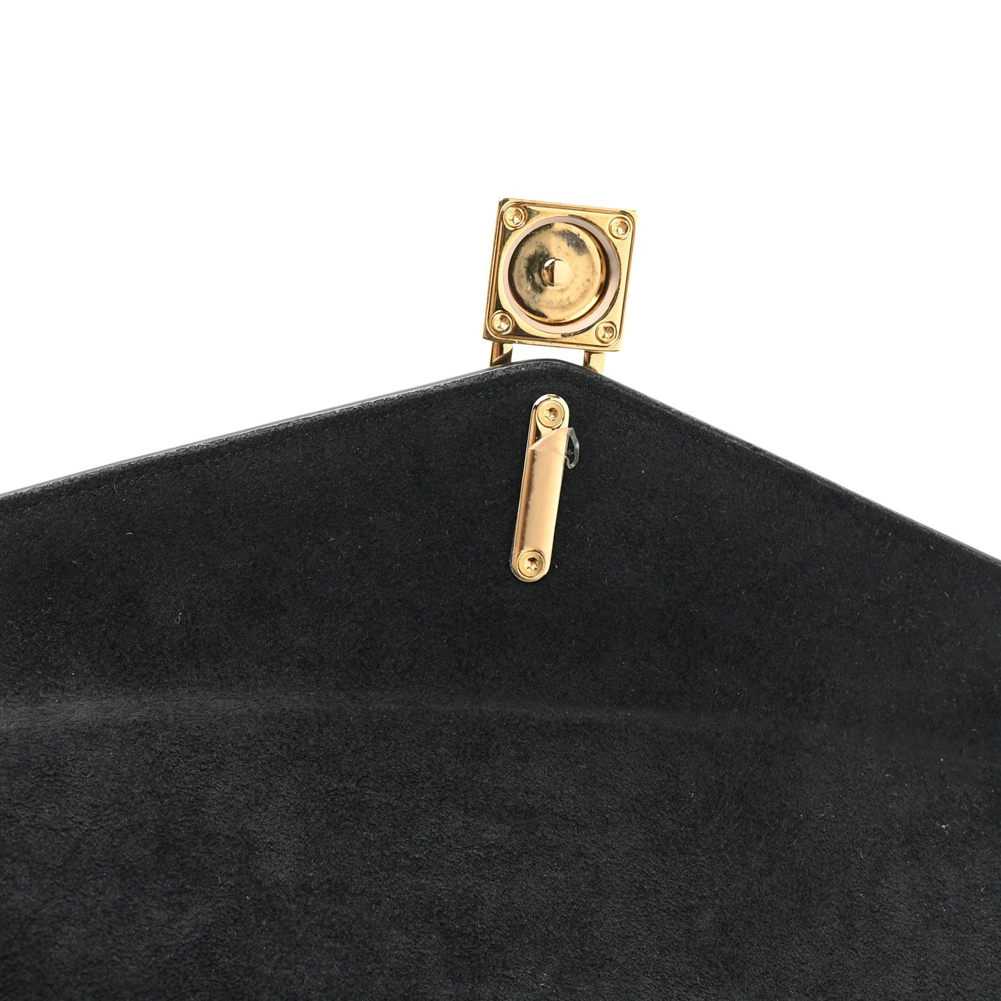 Monogram Padlock On Strap Black
