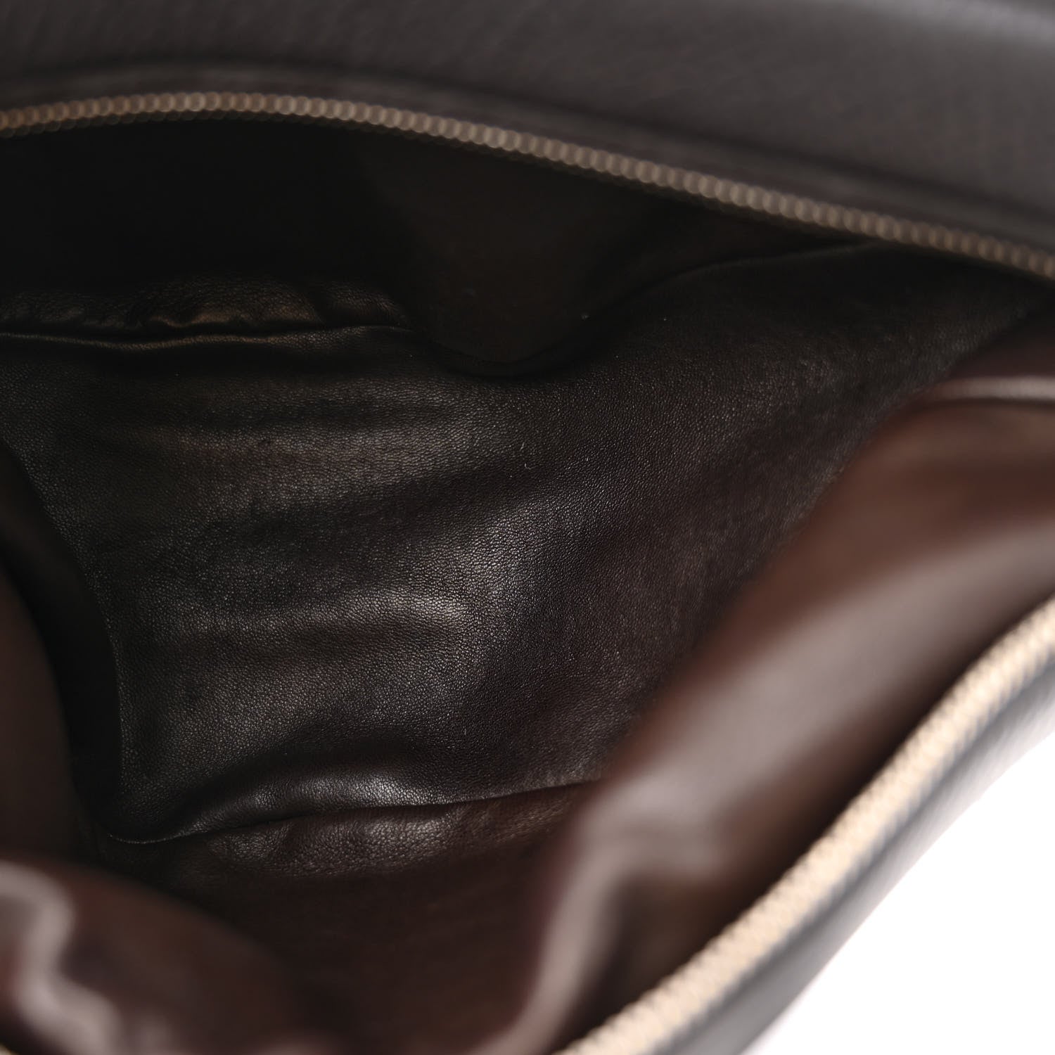 The Row Deerskin Small Slouchy Banana Bag Espresso 5 of 10