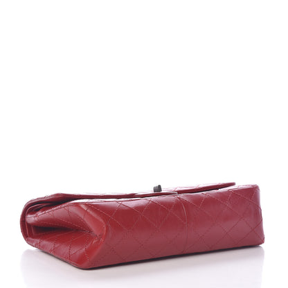 Chanel Aged Calfskin Quilted 2.55 Reissue 226 Flap Dark Red 4 of 13