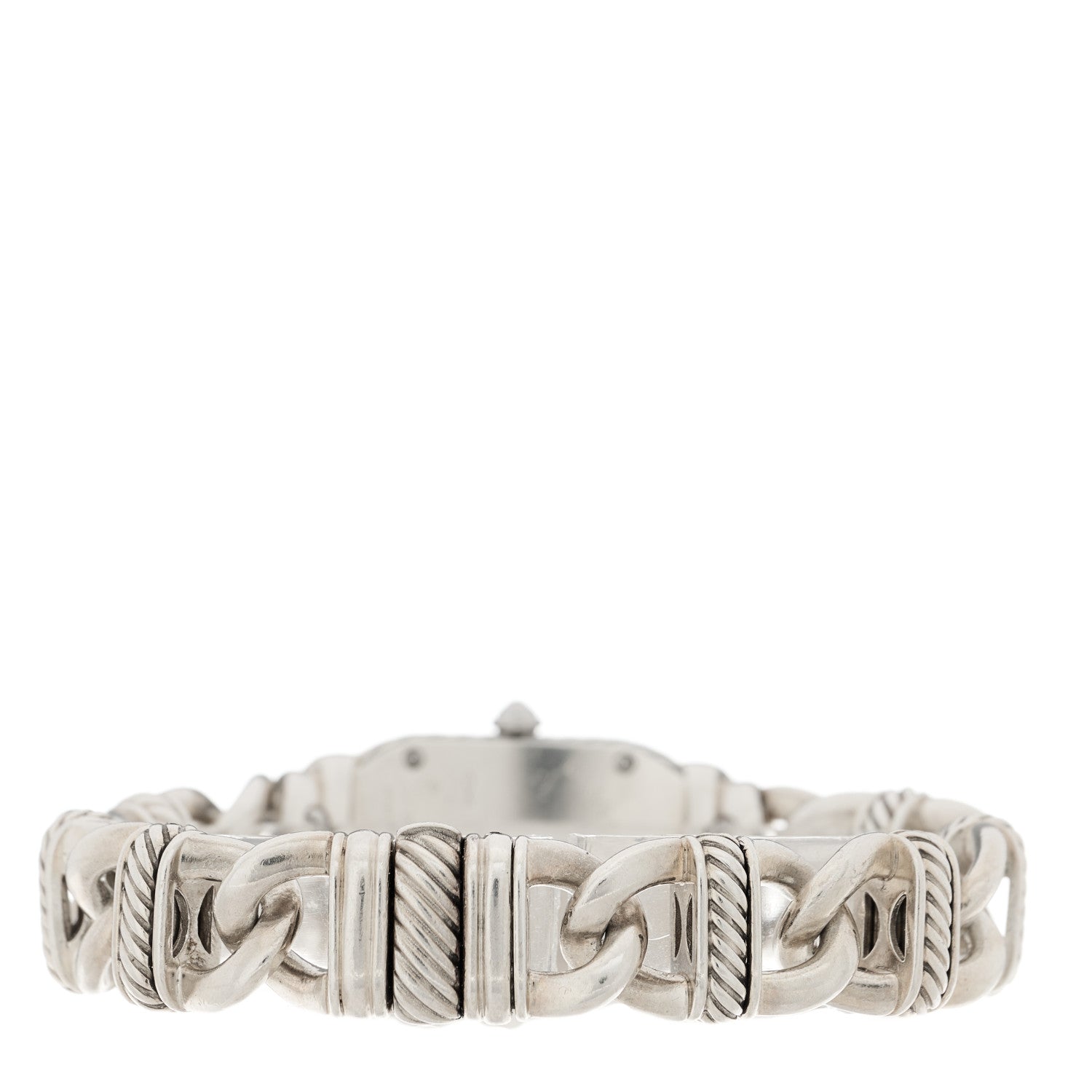 David Yurman Stainless Steel Diamond Bezel Mother of Pearl 20mm Madison Cable Quartz Watch 3 of 4