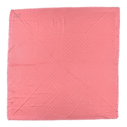 Louis Vuitton Silk Wool Monogram Shawl Pink 1 of 3