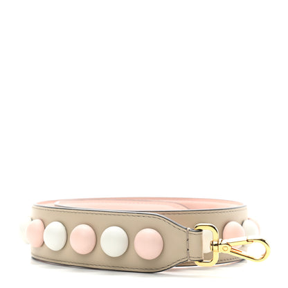 Fendi Calfskin Studded Strap You Pink Multicolor 1 of 5