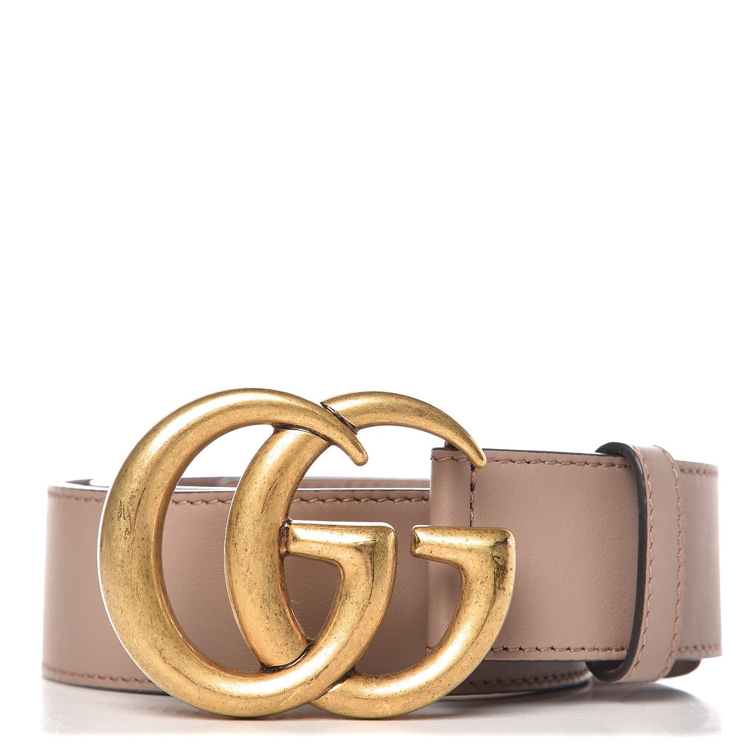 Gucci Calfskin Double G 40mm Belt 75 30 Porcelain Rose 1 of 4