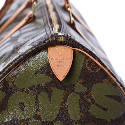 Louis Vuitton Graffiti Keepall 50 Kaki 6 of 11