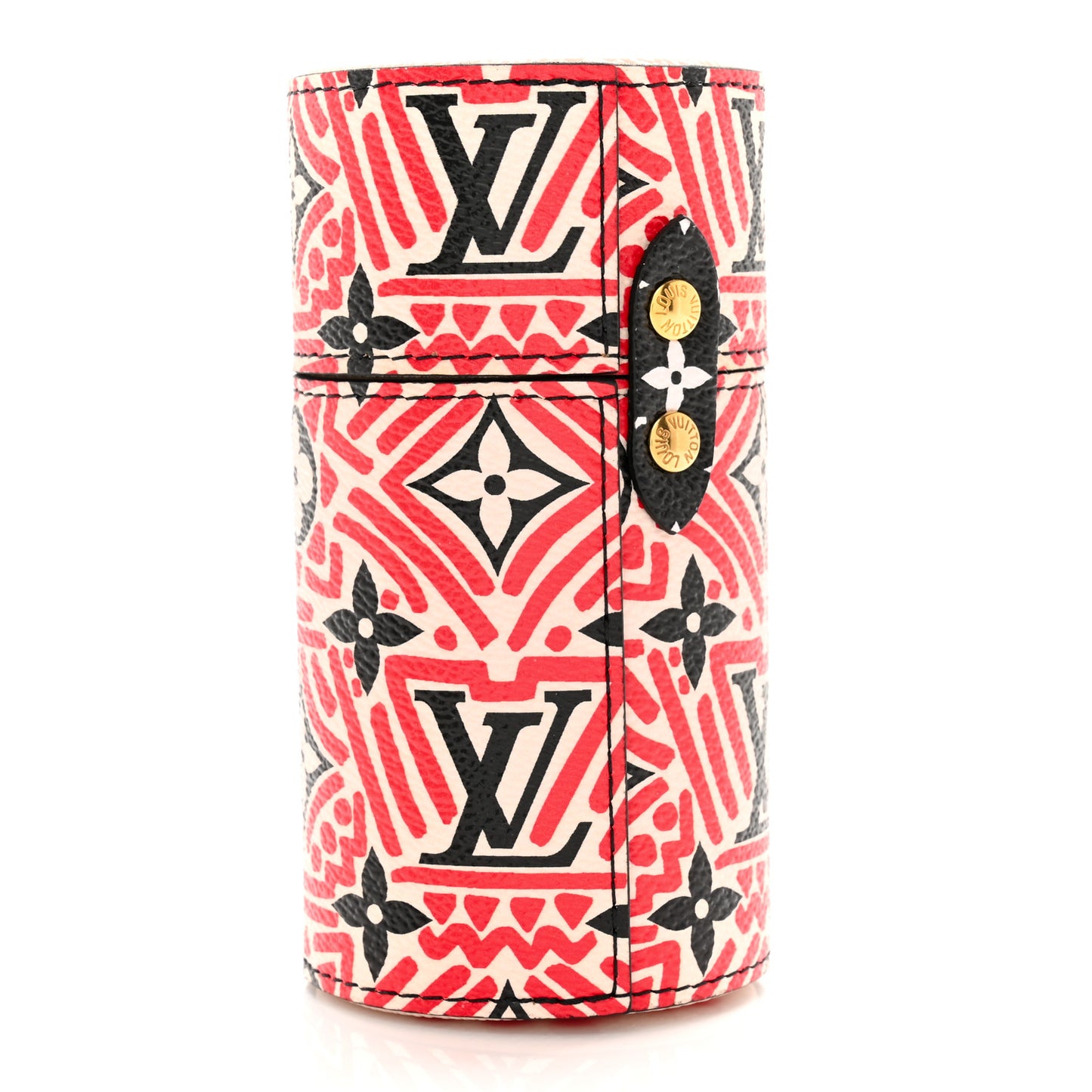 LOUIS VUITTON Monogram Giant Crafty 100ML Travel Case Rouge Black