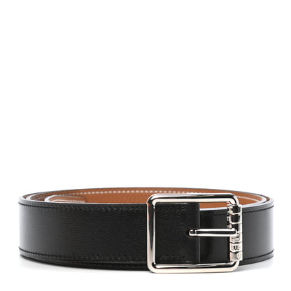Hermes 135 Togo 32mm Code Belt 95 Black Gold 1 of 7