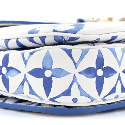 Louis Vuitton Monogram Giant By The Pool Pochette Metis MM Blue 10 of 10