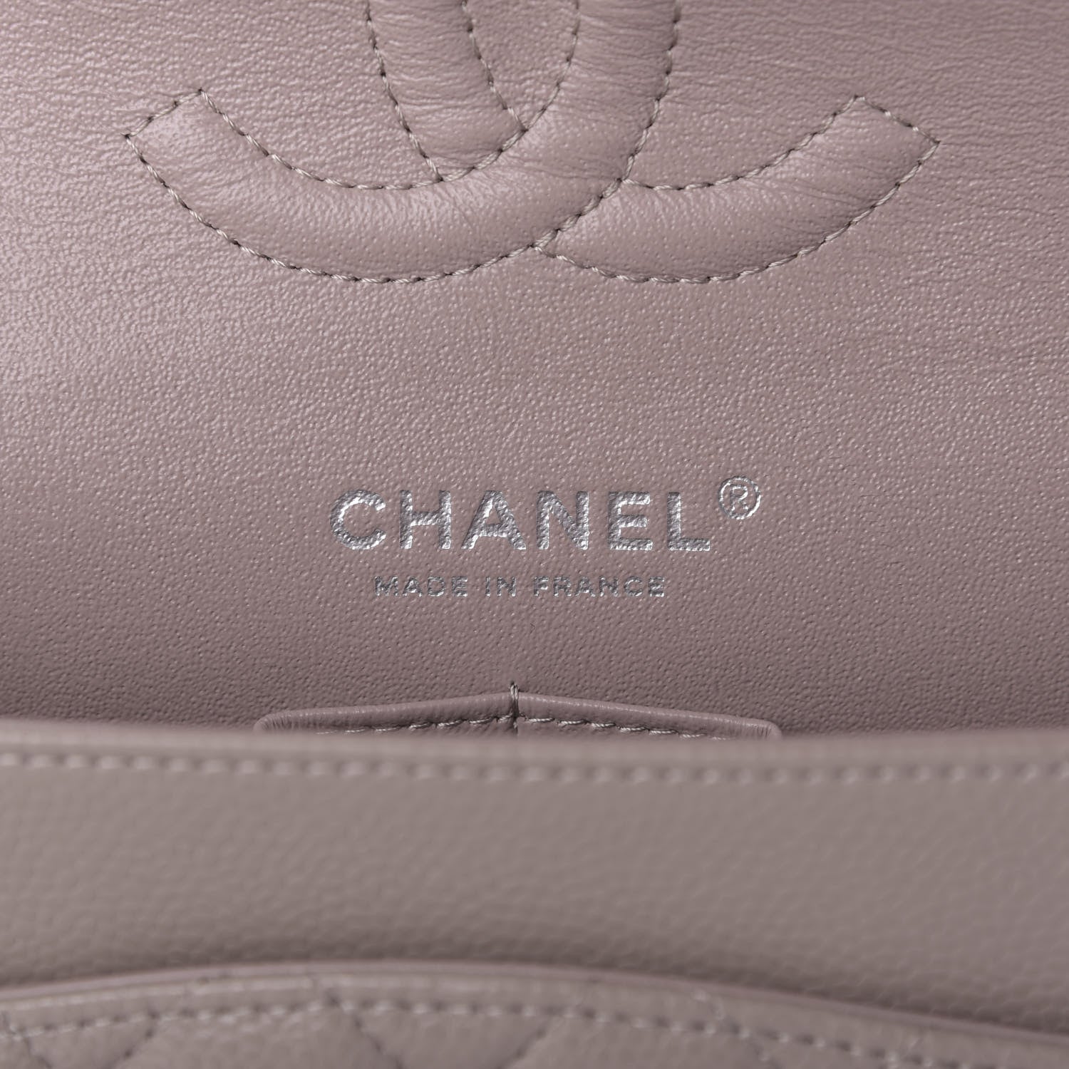 Chanel Caviar Quilted Medium Double Flap Beige 8 of 10