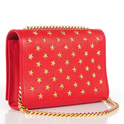 Saint Laurent SAINT LAUREN Monogram Calfskin Medium Star Print Tassle Chain Shoulder Bag 3 of 8